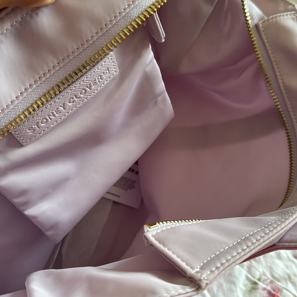Stoney Clover Classic Mini Tote Bag Lilac NWT - Picture 4 of 6